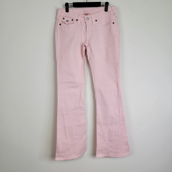 True Religion Denim - TRUE RELIGION Brand Jeans bootcut light pink denim jeans size 29